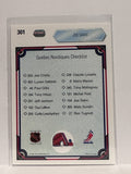 #301 Joe Sakic Checklist Vancouver Canucks 90-91 Upper Deck Hockey Card