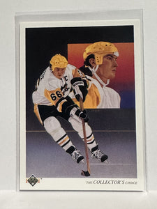 #305 Mario Lemieux Checklist New York Islanders 90-91 Upper Deck Hockey Card