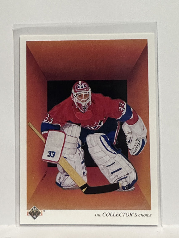 #317 Patrick Roy Checklist  Montreal Canadiens 90-91 Upper Deck Hockey Card