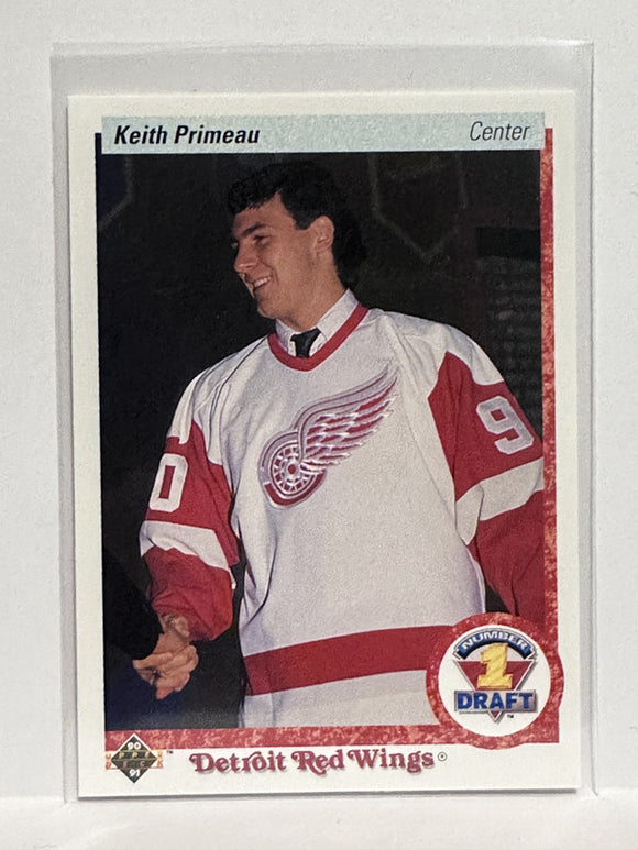 #354 Keith Primeau Draft Pick Detroit Red Wings 90-91 Upper Deck Hockey Card