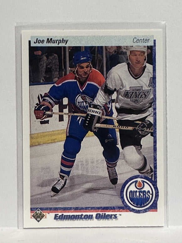 #190 Joe Murphy Edmonton Oilers 90-91 Upper Deck Hockey Card