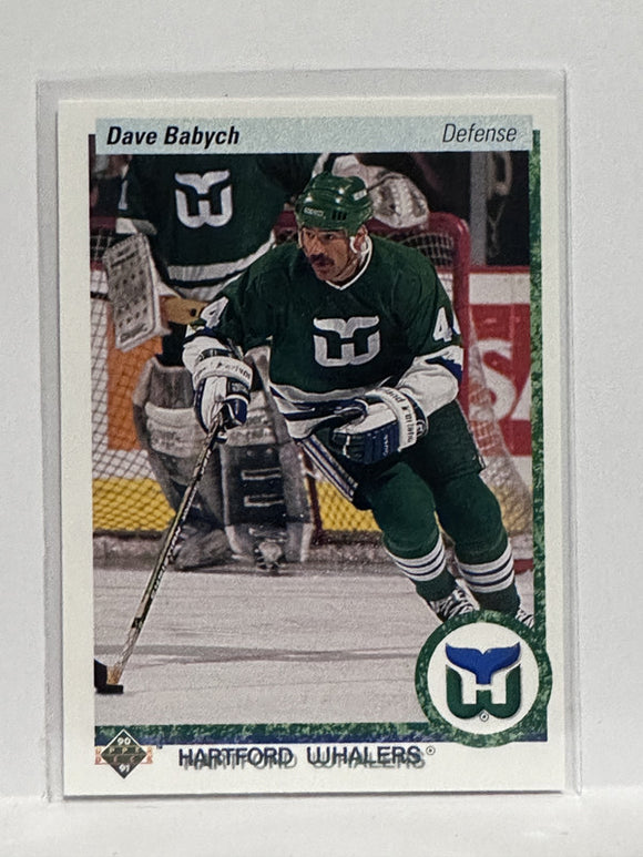 #194 Dave Babych Hartford Whalers 90-91 Upper Deck Hockey Card