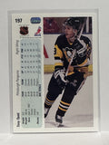 #197 Tony Tanti Pittsburgh Penguins 90-91 Upper Deck Hockey Card