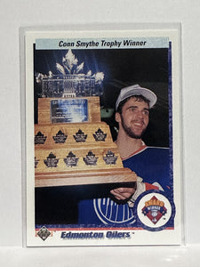 #201 Bill Ranford Conn Smythe Trophy Edmonton Oilers 90-91 Upper Deck Hockey Card