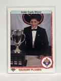 #202 Sergei Makarov Calder Trophy Calgary Flames 90-91 Upper Deck Hockey Card