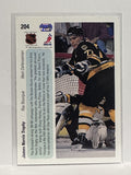 #204 Ray Bourque James Norris Trophy Boston Bruins 90-91 Upper Deck Hockey Card