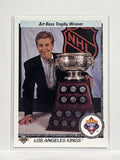 #205 Wayne Gretzky Art Ross Trophy Los Angeles Kings 90-91 Upper Deck Hockey Card