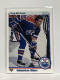 #169 Craig MacTavish Edmonton Oilers 90-91 Upper Deck Hockey Card