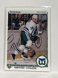 #172 Pat Verbeek Hartford Whalers 90-91 Upper Deck Hockey Card