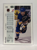 #173 Adam Oates St Louis Blues 90-91 Upper Deck Hockey Card