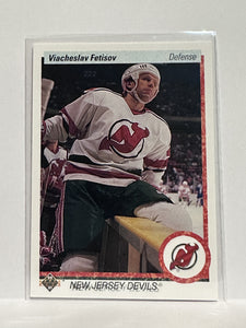 #176 Viacheslav Fetisov New Jersey Devils 90-91 Upper Deck Hockey Card