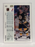 #177 Dave Paulin Boston Bruins 90-91 Upper Deck Hockey Card