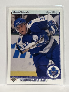 #179 Daniel Marois Toronto Maple Leafs 90-91 Upper Deck Hockey Card