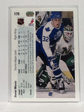 #179 Daniel Marois Toronto Maple Leafs 90-91 Upper Deck Hockey Card