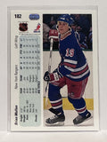 #182 Brian Mullen New York Rangers 90-91 Upper Deck Hockey Card