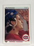 #188 Guy Carbonneau Montreal Canadiens 90-91 Upper Deck Hockey Card