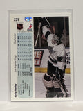 #231 Kelly Hrudey Los Angeles Kings 90-91 Upper Deck Hockey Card