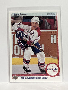 #236 Scott Stevens Washington Capitals 90-91 Upper Deck Hockey Card