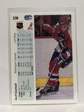 #238 Geoff Courtnall Washington Capitals 90-91 Upper Deck Hockey Card