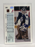 #241 Allan Bester Toronto Maple Leafs 90-91 Upper Deck Hockey Card