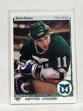 #266 Kevin Dineen Hartford Whalers 90-91 Upper Deck Hockey Card