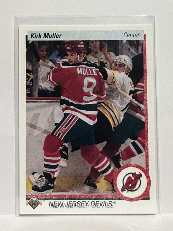 #267 Kirk Muller   New Jersey Devils 90-91 Upper Deck Hockey Card