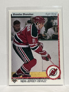 #269 Brendan Shanahan New Jersey Devils 90-91 Upper Deck Hockey Card