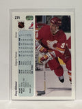 #271 Doug Gilmour Calgary Flames 90-91 Upper Deck Hockey Card