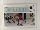 #273 Gary Suter Calgary Flames 90-91 Upper Deck Hockey Card