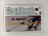 #211 John Carter Boston Bruins 90-91 Upper Deck Hockey Card