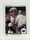 #214 Dave Taylor Los Angeles Kings 90-91 Upper Deck Hockey Card