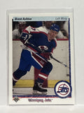 #220 Brent Ashton Winnipeg Jets 90-91 Upper Deck Hockey Card