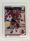 #221 Steve Thomas Chicago Blackhawks 90-91 Upper Deck Hockey Card