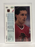 #223 Doug Wilson Chicago Blackhawks 90-91 Upper Deck Hockey Card