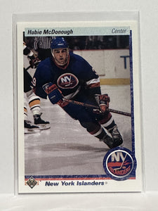 #226 Hubie McDonough New York Islanders 90-91 Upper Deck Hockey Card