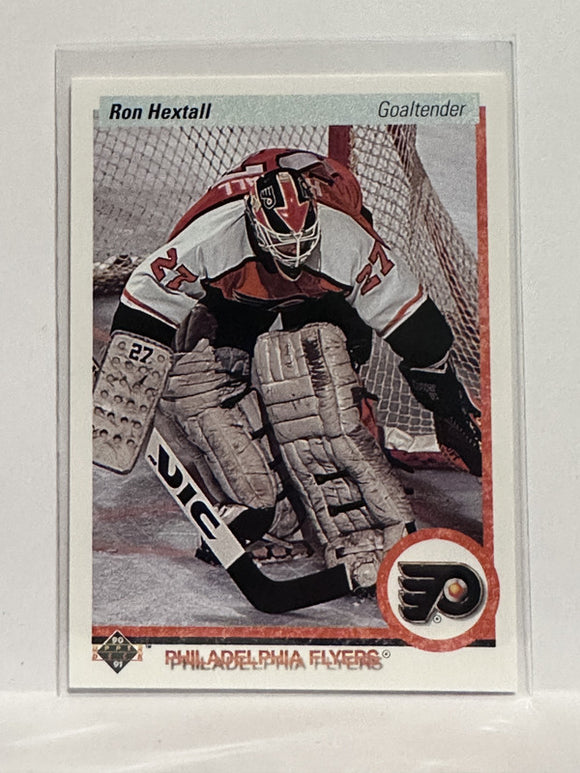 #227 Ron Hextall Philadelphia Flyers 90-91 Upper Deck Hockey Card