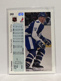 #243 Gary Leeman   Toronto Maple Leafs 90-91 Upper Deck Hockey Card