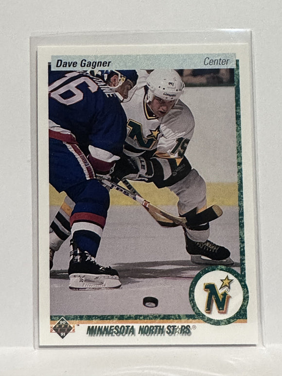 #248 Dave Gagner Minnesota North Stars 90-91 Upper Deck Hockey Card