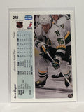 #248 Dave Gagner Minnesota North Stars 90-91 Upper Deck Hockey Card