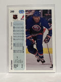 #249 Brent Sutter New York Islanders 90-91 Upper Deck Hockey Card