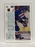 #258 John Ogrodnick New York Rangers 90-91 Upper Deck Hockey Card