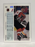 #261 Mark Howe Philadelphia Flyers 90-91 Upper Deck Hockey Card