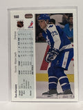 #160 Tom Kurves Toronto Maple Leafs 90-91 Upper Deck Hockey Card