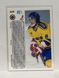 #229 Jakob Karlsson World Junior Tournament Sweden 92-93 Upper Deck Hockey Card