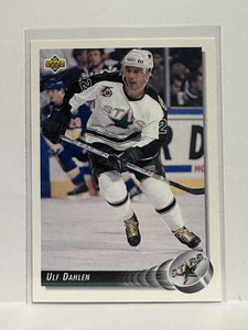 #250 Ulf Dahlen Minnesota North Stars 92-93 Upper Deck Hockey Card