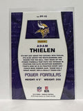 #PF-10 Adam Thielen Power Formulas Minnesota Vikings 2019 Donruss Football Card