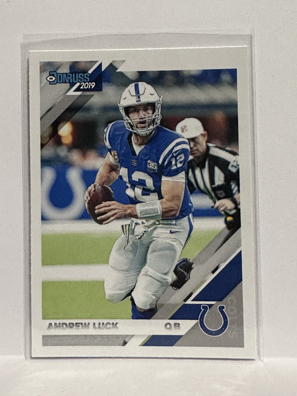 #114 Andrew Luck Indianapolis Colts 2019 Donruss Football Card