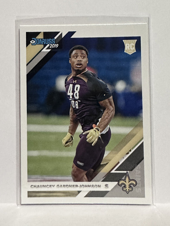 #287 Chauncey Gardner-Johnson Rookie New Orleans Saints 2019 Donruss Football Card