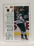 #151 Randy Ladouceur Hartford Whalers 90-91 Upper Deck Hockey Card