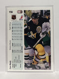 #156 Cam Nelly Boston Bruins 90-91 Upper Deck Hockey Card